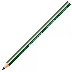 Stabilo lápiz de color trio grueso verde intenso -estuche de 12u-