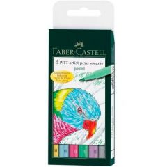 Faber-Castell 167163 rotulador de punta fina Fuerte Multicolor 6 pieza(s)