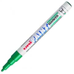 Uniball marcador paint px-21l verde -12u-