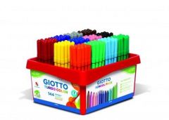 Giotto rotuladores de colores turbo color schoolpack -144u-