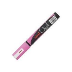 Uniball marcador de tiza liquida pwe-5m rosa fluor -6u-