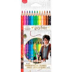 Maped lápices de colores harry potter surtidos en estuche de 12
