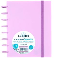 CARCHIVO INGENIOX cuaderno y block A5 100 hojas Mauve