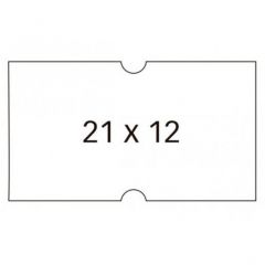 Apli etiquetas para etiquetadora rollo de 1000 21x12 mm adhesivo removible blanco 1 blister con 6 unidades