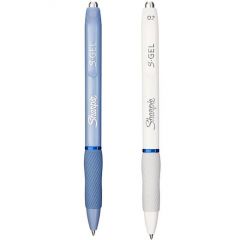 Sharpie bolígrafo sgel fashion surtidos  cuerpo blanco - azul celeste  0.7mm gel azul