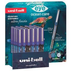 Uniball rollerball eye ocean care ub150/3d expositor 32 c/surtidos