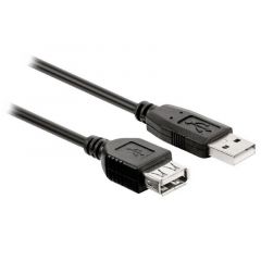 3GO 5m USB 2.0 A M/FM cable USB USB A Gris