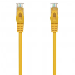 AISENS Cable de Red Latiguillo RJ45 LSZH Cat.6A 500 Mhz UTP AWG24, Amarillo, 3.0M