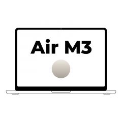Apple macbook air 13,6'/ m3 8-core cpu/ 8gb/ 512gb ssd/ 10-core gpu/ blanco estrella