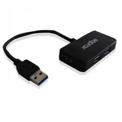 Approx ! 3 Ports 2.0 + 1 Port USB 3.0 Travel Hub - Hub - 3 x USB 2.0 + 1 x SuperSpeed USB - desktop ratón