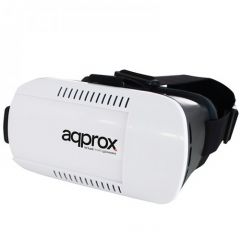 Approx appVR01 Gafas de realidad virtual 360 g Negro, Blanco
