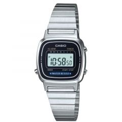 Casio LA670WEA-1EF reloj Reloj de pulsera Femenino Electrónico Negro, Plata