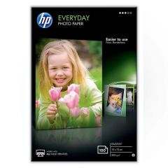 HP Papel fotográfico Everyday, brillante, 200 g/m2, 10 x 15 cm (101 x 152 mm), 100 hojas
