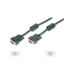 Equip 118812 cable VGA 5 m VGA (D-Sub) Negro