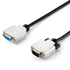 Equip 118852 cable VGA 5 m VGA (D-Sub) Negro, Plata