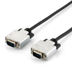 Equip 118865 cable VGA 15 m VGA (D-Sub) Negro, Plata