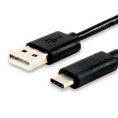 Equip 12888107 cable USB 1 m USB 2.0 USB A USB C Negro