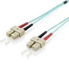 Equip 255321 cable de fibra optica 1 m SC OM3 Turquesa