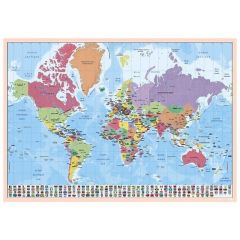 Vade escolar mapa mundo erik tseh293 - 34.5*49.5cm