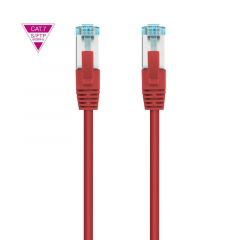 Nanocable Cable de Red Cat.7 600MHZ LSZH SFTP PIMF AWG26, Rojo, 2 m