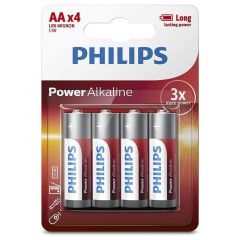 Philips Power Alkaline LR6P4B/05 pila doméstica Batería de un solo uso AA Alcalino