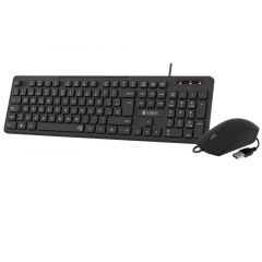 Subblim teclado ergonómico y ratón combo business slim silencioso con cable usb