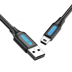 Vention Cable USB 2.0 COMBH/ USB Macho - MiniUSB Macho/ 2m/ Negro