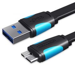 Vention Cable USB 3.0 VAS-A12-B050/ MicroUSB Macho - USB Macho/ 50cm/ Azul y Negro