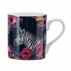 Mikasa wild at heart zebra print porcelain mug, 280ml