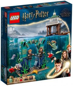 LEGO 76420 Harry Potter Torneo de los Tres Magos: El Lago Negro, Juguete de Construcción para Niños, Película El Cáliz de Fuego, Mini Figuras Ron y Hermione