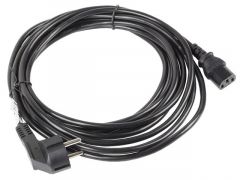 Lanberg CA-C13C-11CC-0100-BK cable de transmisión Negro 10 m C13 acoplador CEE7/7