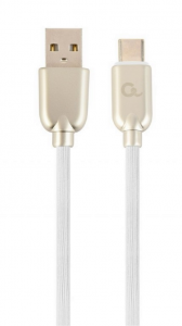 Cablexpert CC-USB2R-AMCM-2M-W cable USB USB 2.0 USB A USB C Blanco