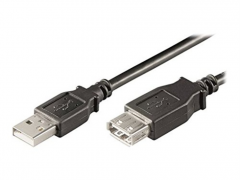 Ewent EC1014 cable USB 5 m USB 2.0 USB A Negro
