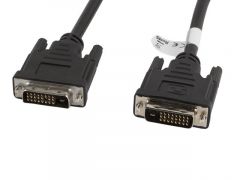 Lanberg CA-DVID-10CC-0018-BK cable DVI 1,8 m DVI-D Negro