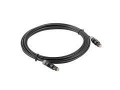 Lanberg CA-TOSL-10CC-0010-BK cable de fibra optica 1 m TOSLINK Negro