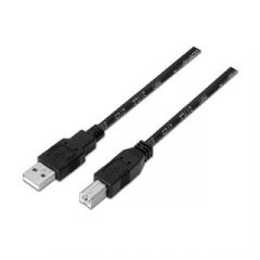 Nanocable 10.01.0102-BK cable USB 1 m USB 2.0 USB A USB B Negro
