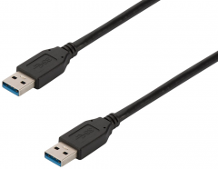 Ewent EC1021 cable USB 1 m USB 3.2 Gen 1 (3.1 Gen 1) USB A Negro