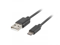Lanberg CA-USBM-20CU-0018-BK cable USB 1,8 m USB 2.0 Micro-USB A USB C Negro
