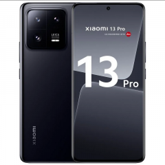 Teléfono Xiaomi 13 Pro 5g. Color Negro (Black) 256 GB de Memoria Internet, 12 GB RAM, Dual Sim. Pantalla AMOLED WQHD+ de 6,73". Cámara Trasera de 50 MP. Versión Global. Smartphone Completamente libre.
