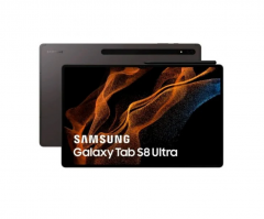 Tablet Samsung Galaxy Tab S8 Ultra Wi-Fi (X900). Color Gris (Grey). 256 GB de Memoria Interna, 12 GB de RAM. Pantalla super AMOLED de 14.6". Cámara principal de 13 MP. Carga rápida 45 W.