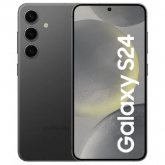 Teléfono Samsung Galaxy S24 (S921) 5g. Enterprise Edition. Color Negro (Onyx Black). 128 GB de Memoria, 8 GB RAM. Dual Sim. Pantalla Dynamic AMOLED 2X FHD+ de 6,2". Cámara de 50 MP. Smartphone libre.