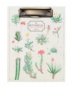 Carpeta a5 con pinza botanical cacti kokonote