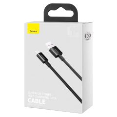 Baseus type-c superior series fast charging data cable 66w (11v/6a) 1m black (catys-01)