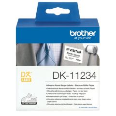 Brother DK-11234 etiqueta de impresora Blanco Etiqueta para impresora autoadhesiva