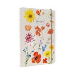 Cuaderno encuadernacion artesanal a5 botanical flower kokonote