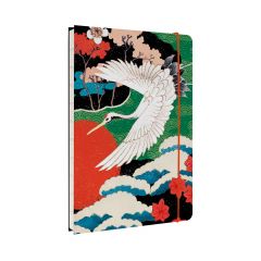 Cuaderno encuadernacion artesanal a5 japanese crane kokonote