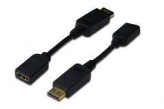 Digitus Cable adaptador DisplayPort, DP/M – HDMI tipo A/H