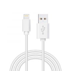 Cool cable usb   lightning iphone / ipad (1.2 metros) blanco