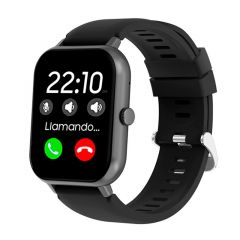 Cool smartwatch forest silicona negro
