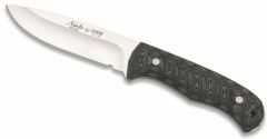 Cuchillo Coyote 2059 Miguel Nieto de 23 cms, con hoja de acero de 11 cms y mango Mikarta con funda de cuero de primera calidad